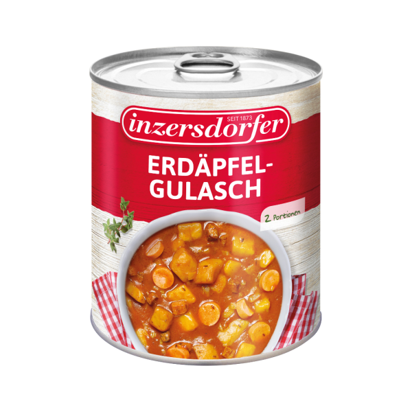 Inzersdorfer Erdäpfelgulasch, 2 Portionen, 800 Gramm Dose